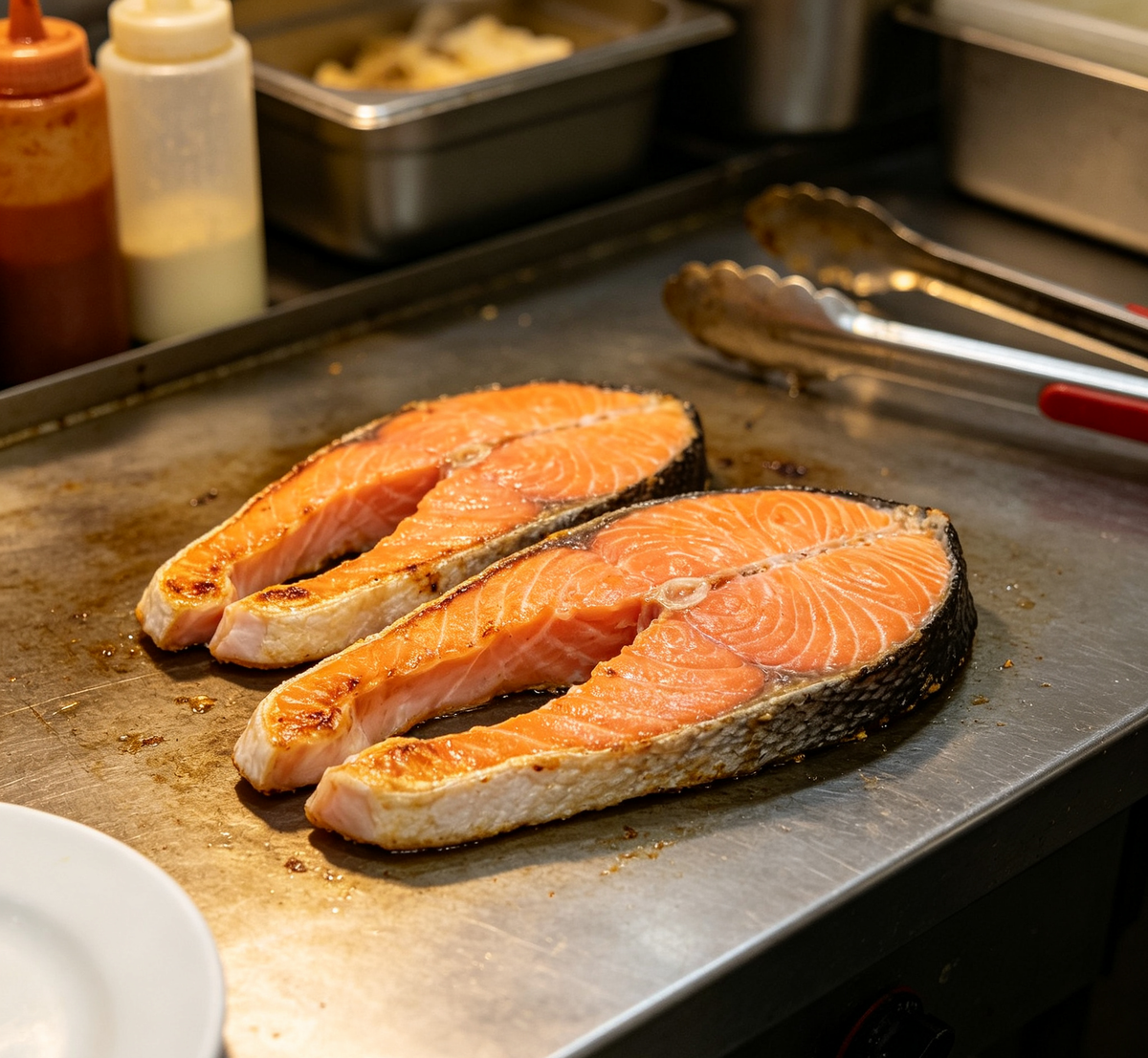 Salmon Sushi & Grilled Fillets