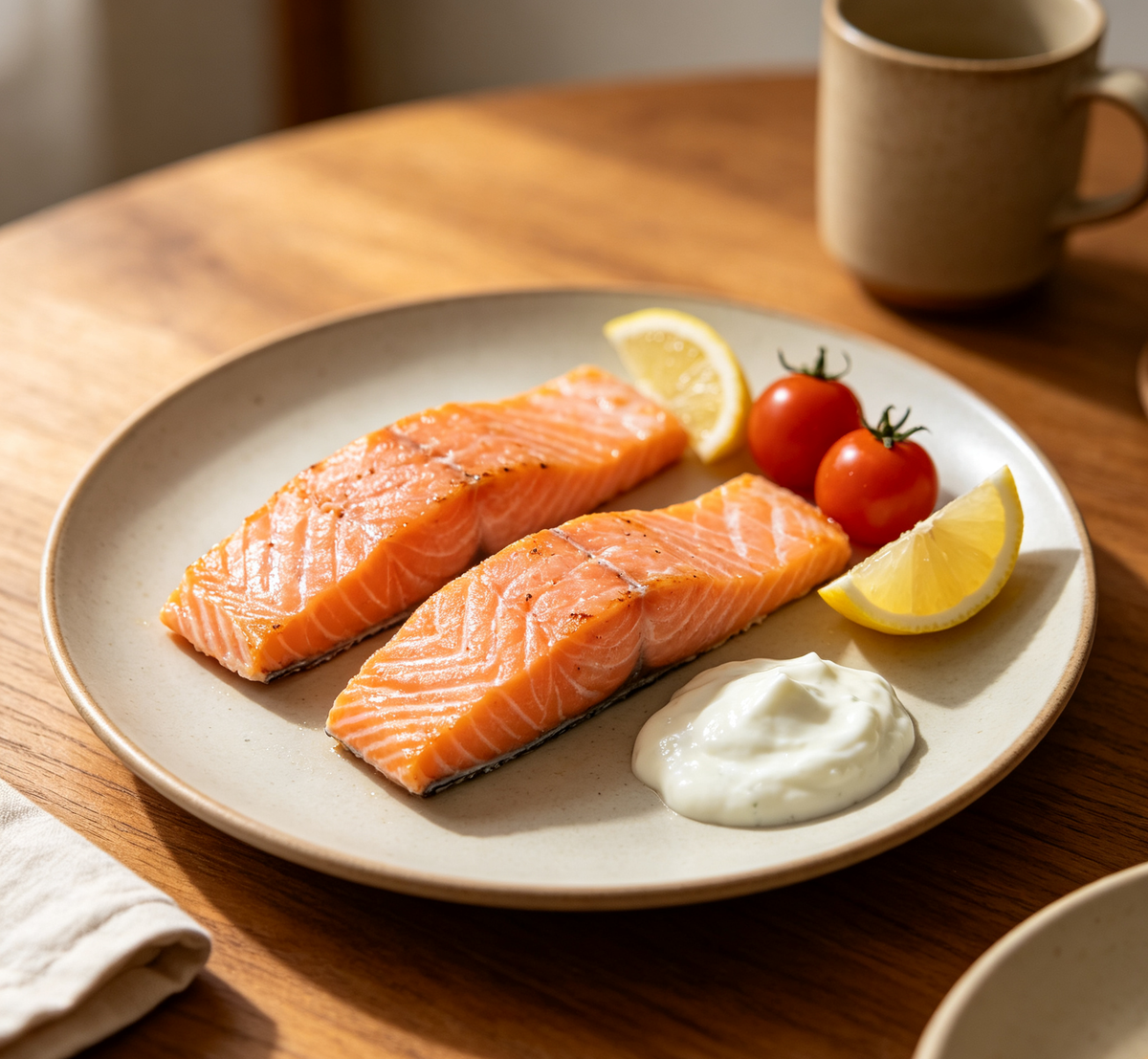 Salmon Sushi & Grilled Fillets