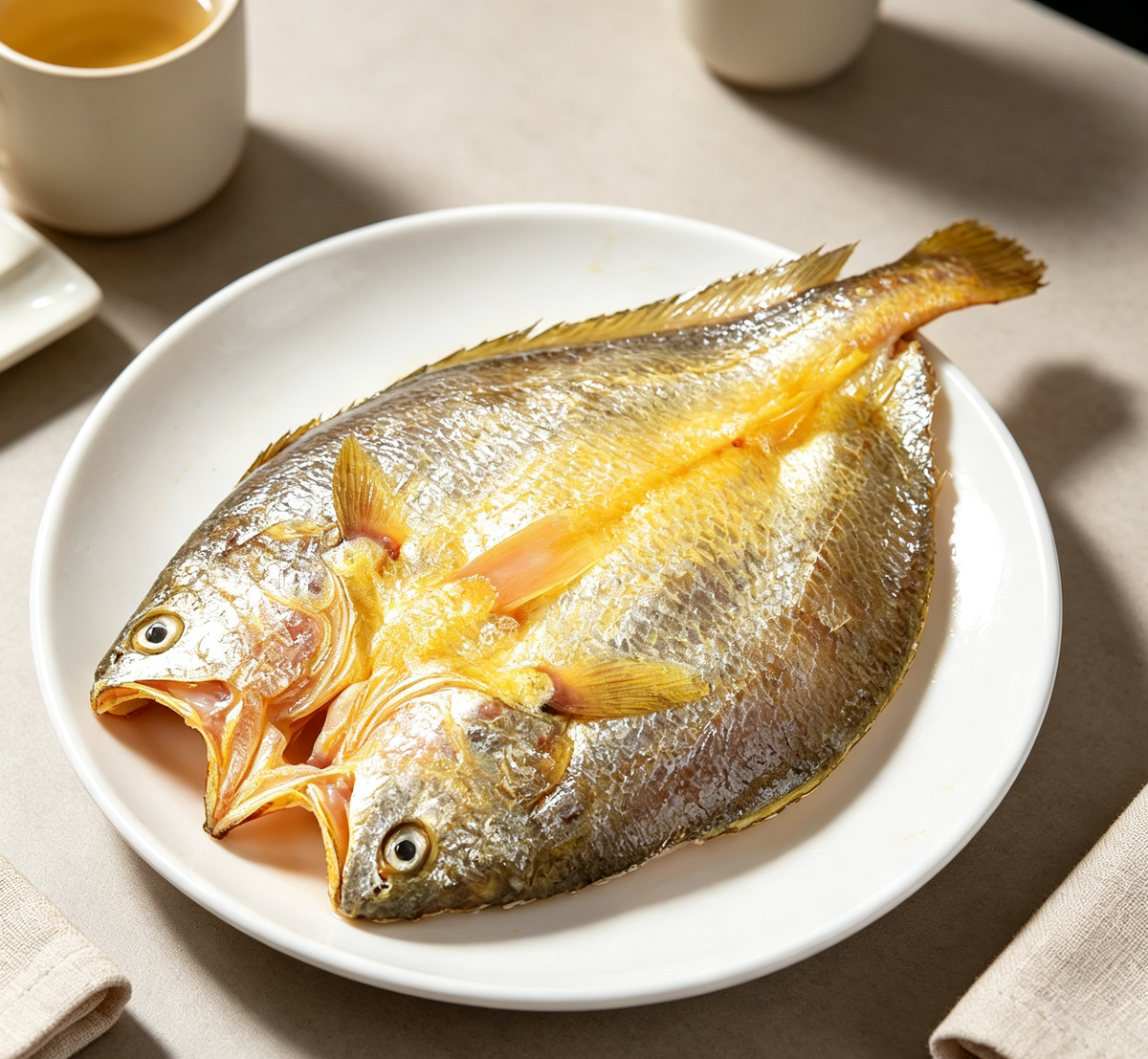Golden Pan-Fried Yellow Croaker